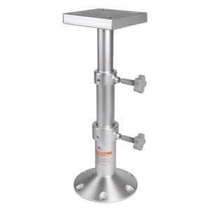 Tri-telescopic aluminium table pedestal